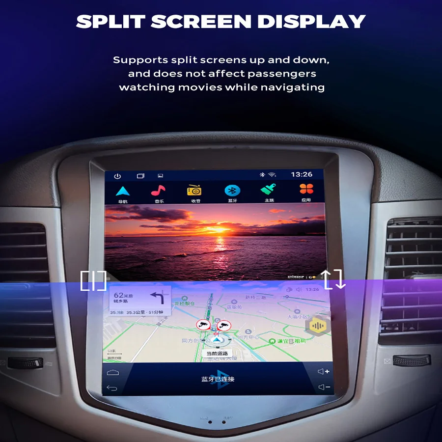 Автомагнитола 2DIN для Haval H9 стерео-система на Android с GPS Wi-Fi 4G видеоплеером Carplay -