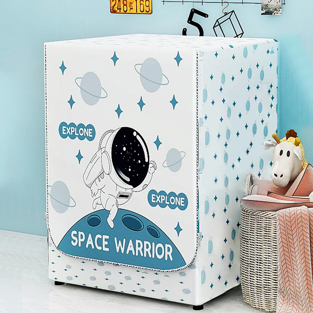 

Modern Washing Machine Covers Silver-coated Oxford Cloth Drum Automatic Washing Machine Cover Waterproof Sunscreen Dust Cover