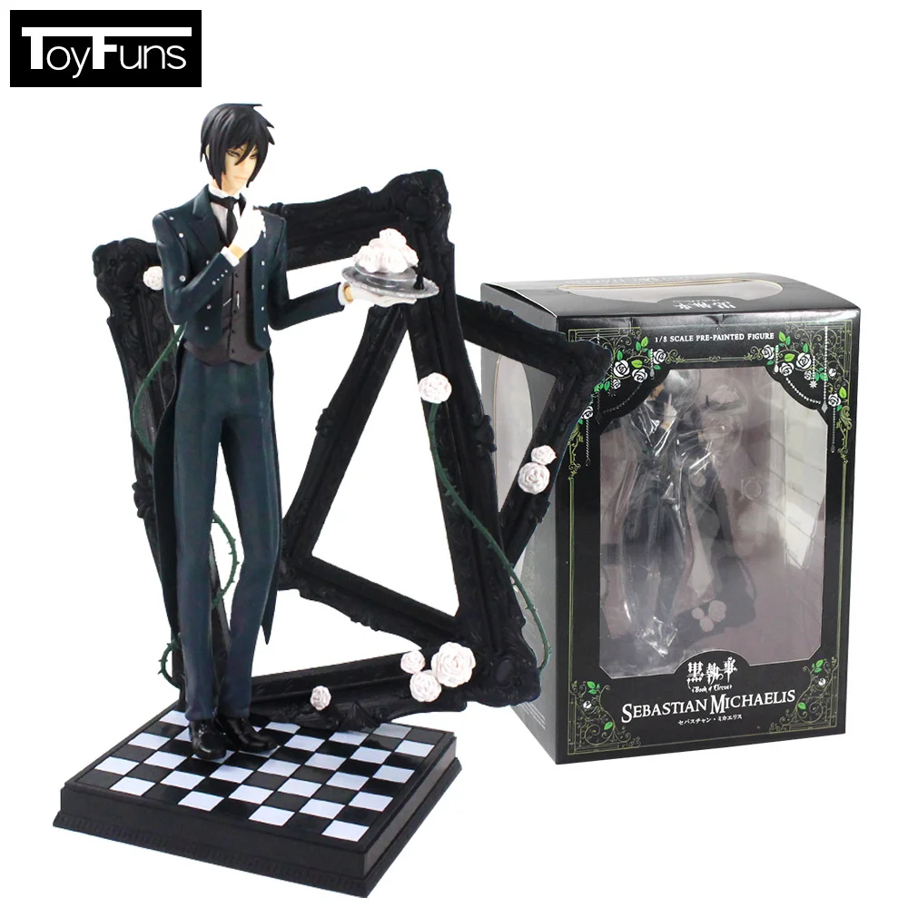 

Аниме Черный Батлер Себастьян михаелис, размер 24 см, масштаб 1/8, предварительно окрашенная фигурка, кукла, ПВХ экшн-фигурка, модель, игрушка, ...