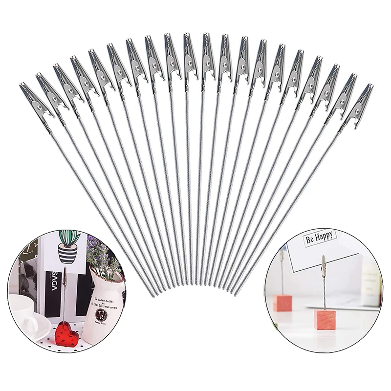 

10 шт. украшение для рабочего стола, разноцветная искусственная проволока, настольная карта, отметка, держатель с зажимом, предпочтительное место для стола, офисные принадлежности