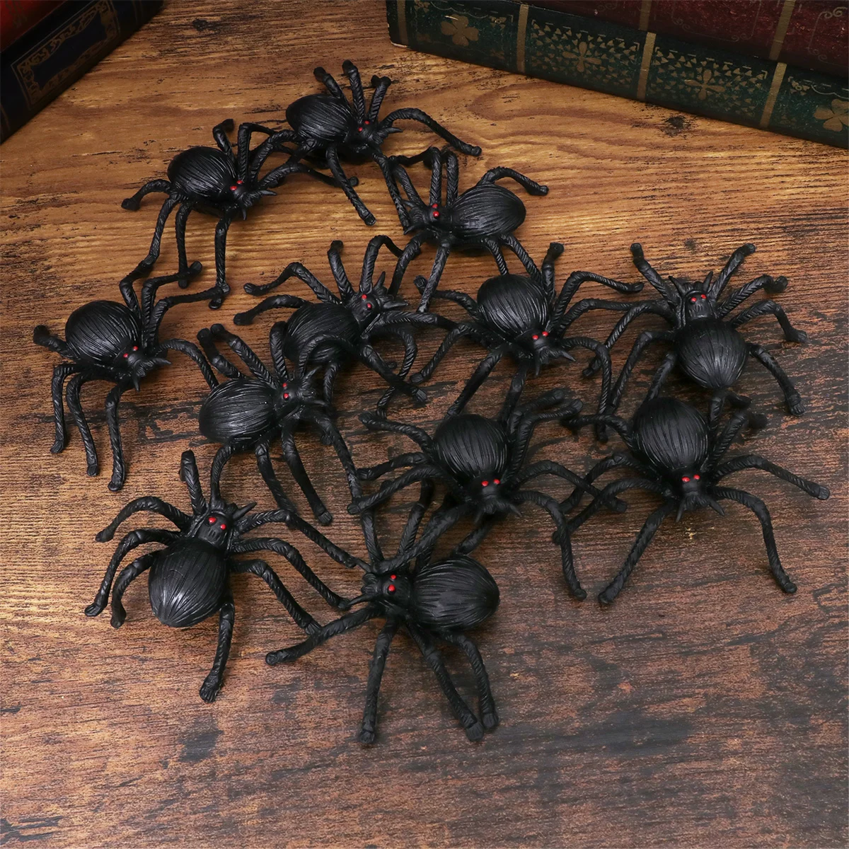 

20 Spider Realistic Hairy Spiders Spider Scary Spider Props for Indoor Outdoor and Creepy Decor