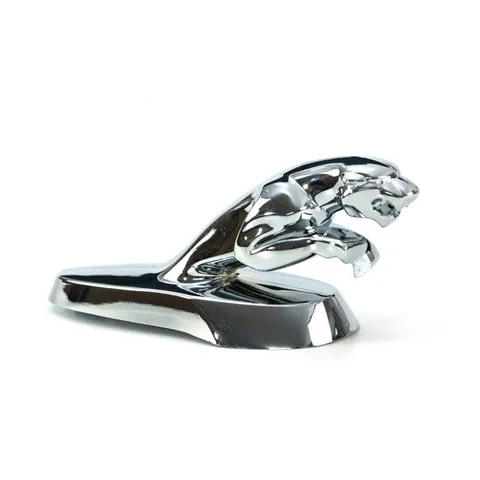 1PC 3D Universal Leopard Motorcycle Front Fender Emblem ABS Chrome Mud Guard Ornament Stickers For Suzuki Haojue Diamond Panther