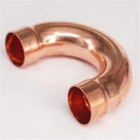 54x1.5x154mm 180 Degree Return Bend Copper End Feed Plumbing Pipe Fitting for gas water oil