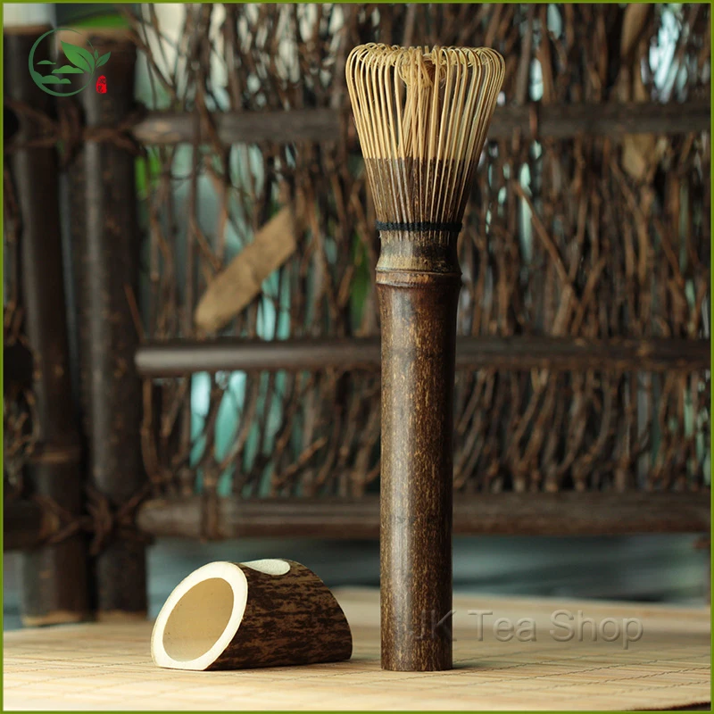 

Long Handle Matcha Whisk Practical Japanese Ceremony Bamboo Chasen 45 Matcha Powder Whisk Green Tea Chasen Green Tea Brush