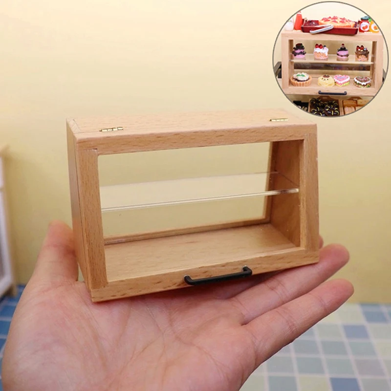 

1Pcs 1:12 Dollhouse Miniature Mini Dining Rack Display Rack Supermarket Shelves For Doll House Furniture Food Drink Display Toys