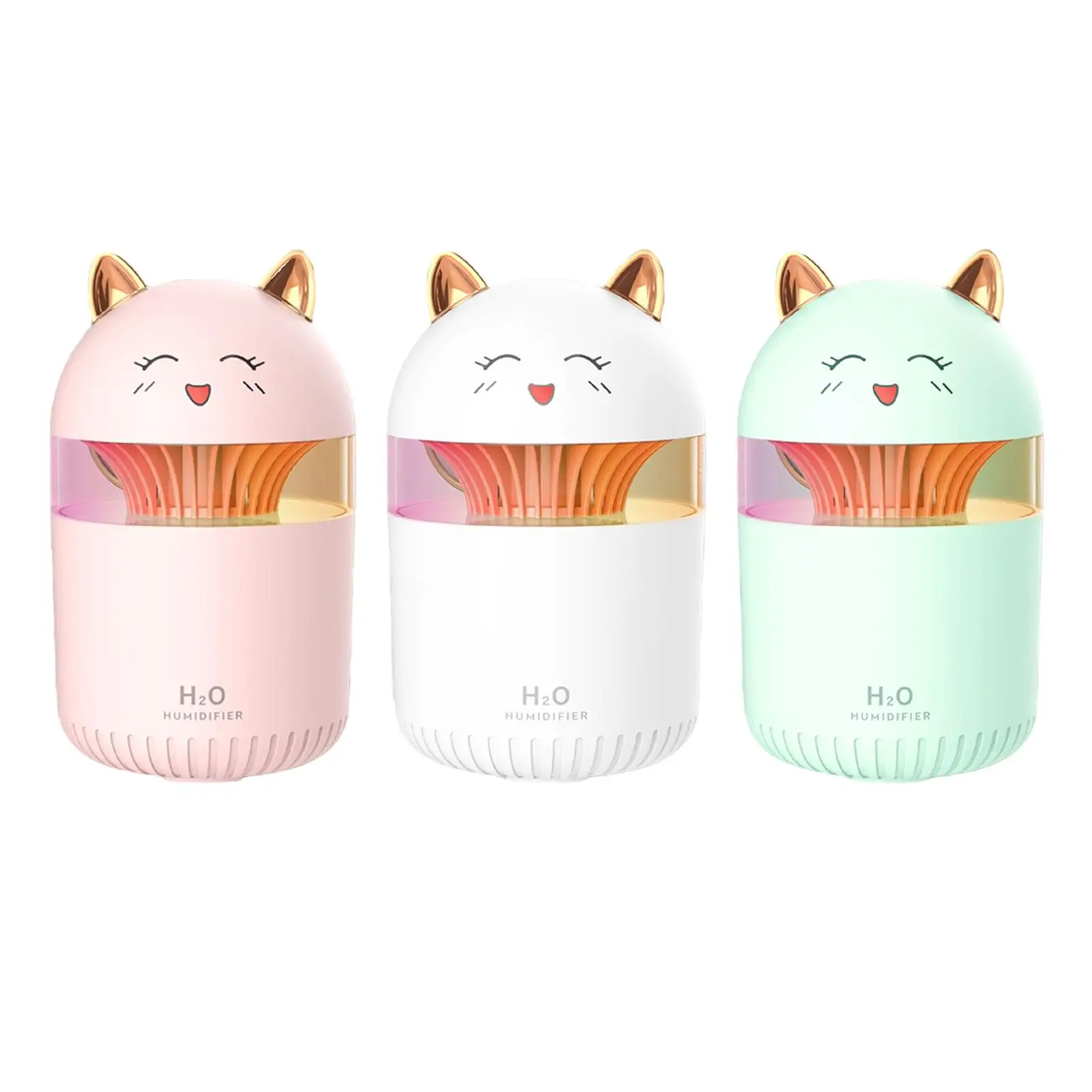 S - Usb Desktop Humidifier For Plants, Office, Car,  With Night Light  Humidifier