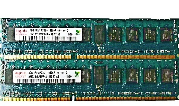 

RAM M393B5270DH0-YH9 4G 1Rx4 PC3L-10600R 4GB 1333 REGECC 1PCS