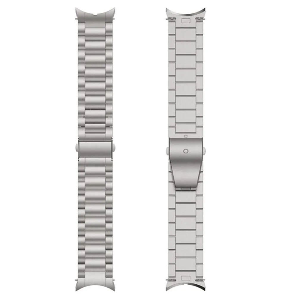 20mm Watchband for Samsung Galaxy Watch 5 Pro 45mm Classic 42mm 46mm Titanium Metal Strap for Galaxy Watch 5/4 40mm/44mm Black