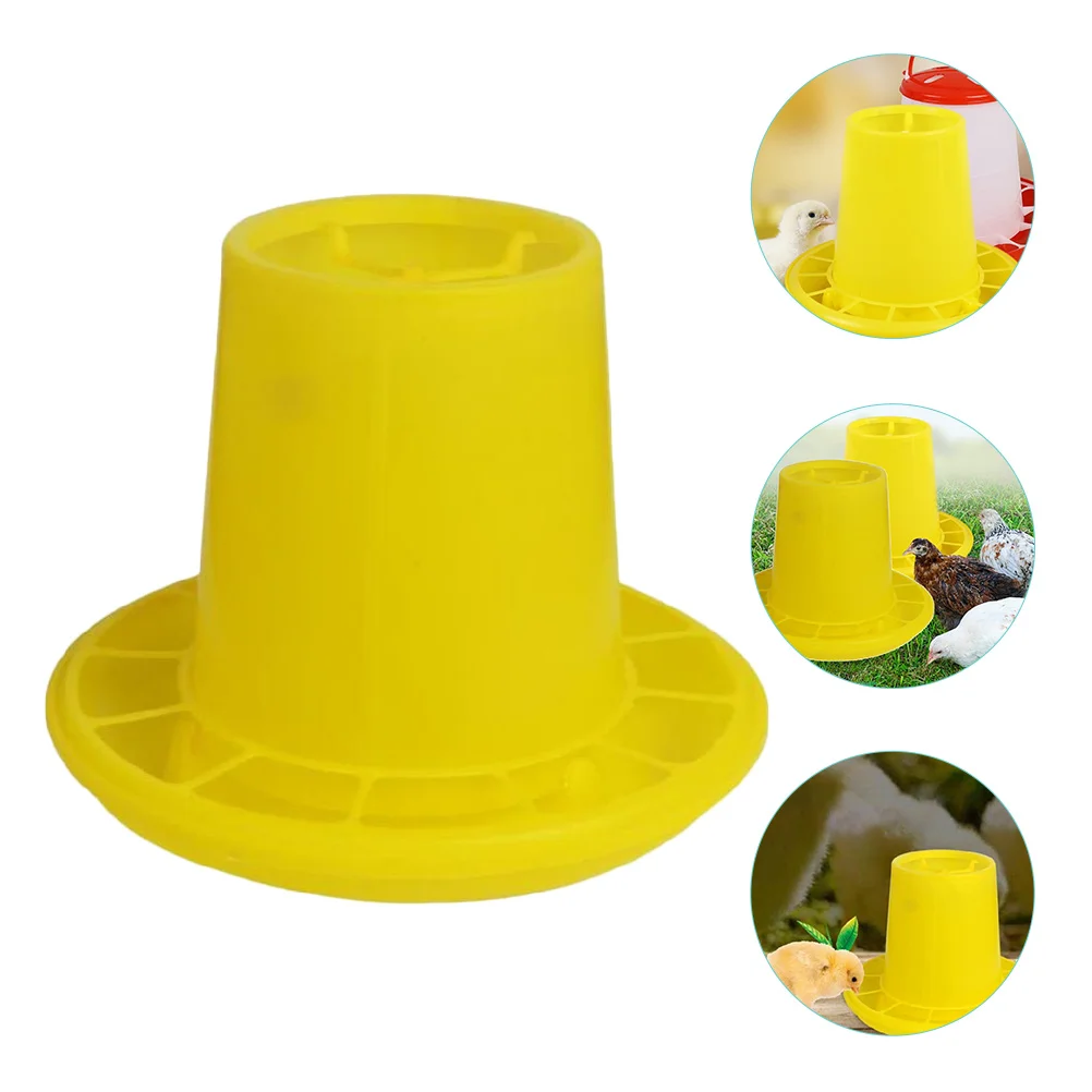 

2 Pcs Hen Feeder Chick Feeder Feeding Supplies Poultry Feeding Troughs Pigeon Feeding Trough Feed Container Pigeon Feeder