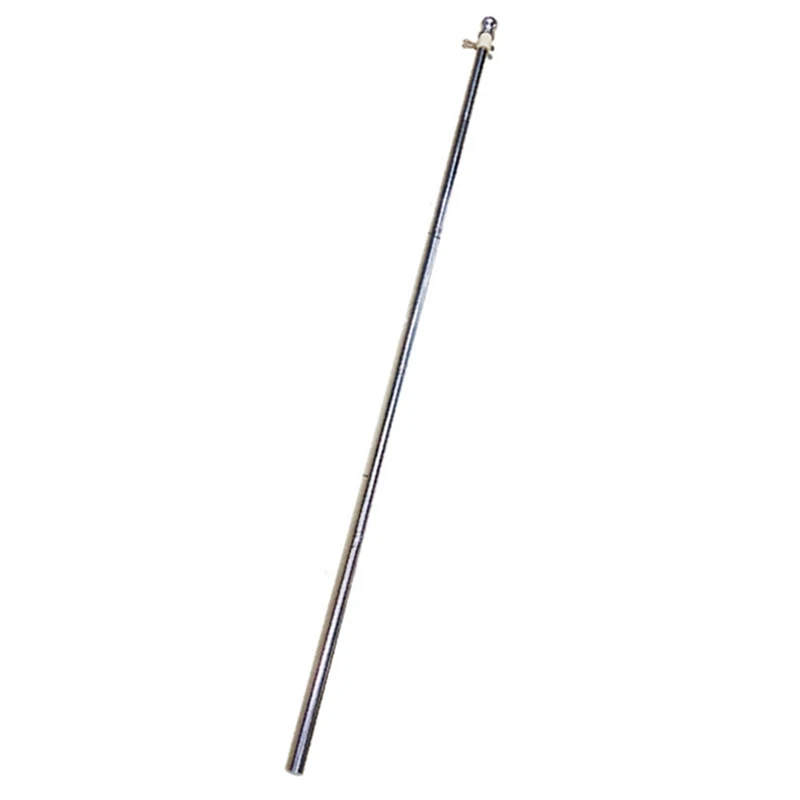 

3X Flagpole, Stainless Steel Flagpole, Suitable For House Courtyard Garden, Anti-Rust Flag Holder (Silver Pole Only)