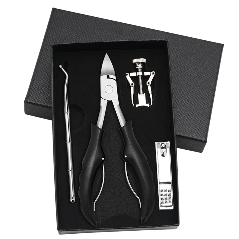 

Thick Toenail Clippers,Pro Podiatrist Nail Clippers Set for thick & Ingrown Toenails Corrector Treatment,Pedicure Kit