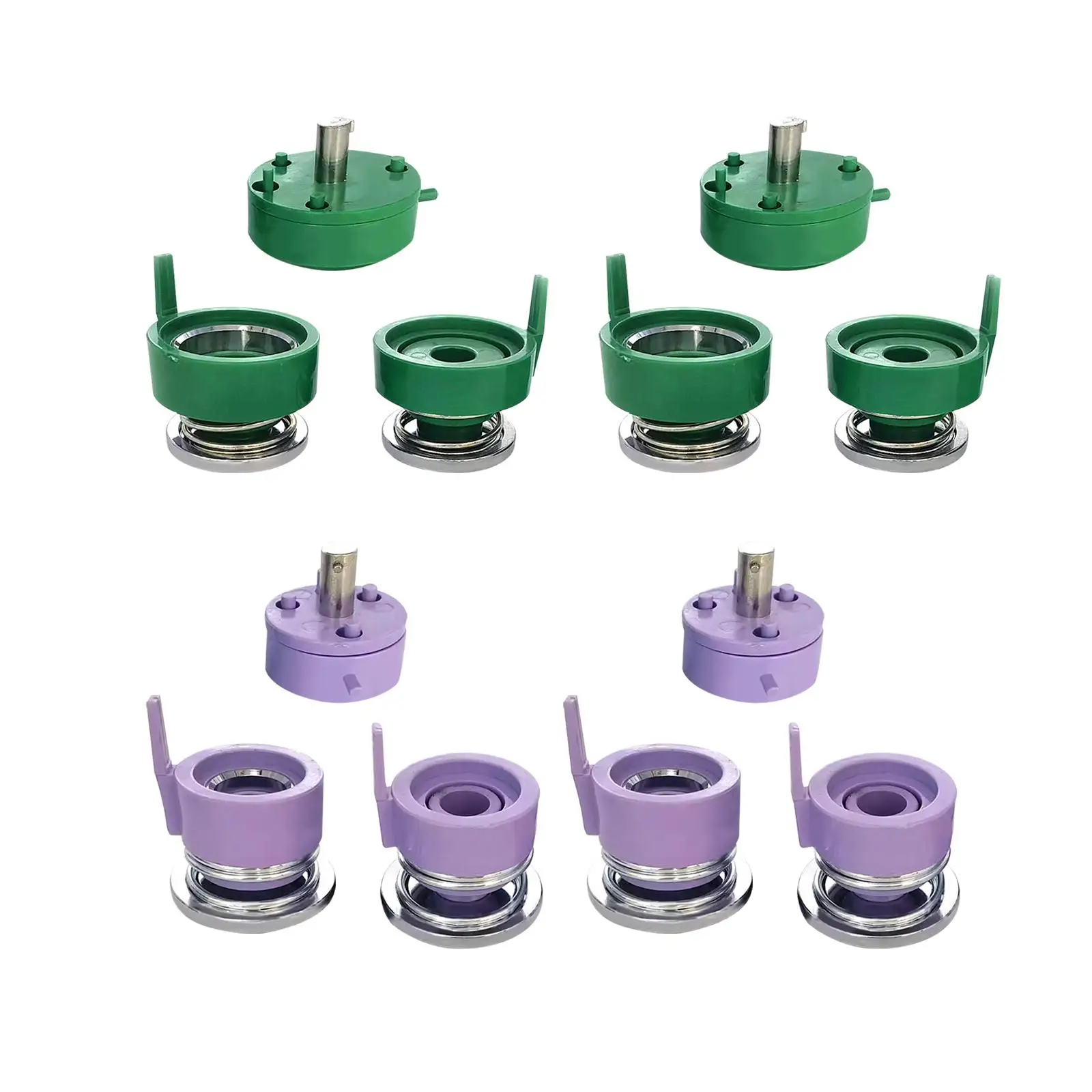 

Badge Making DIY Button Maker Supplies Top, Bottom Mold 1Set for Badge Machine Round Slide Rail Mold Badge Button Makers Mold