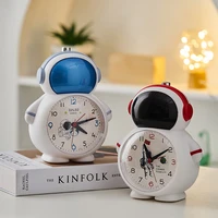 nightlight design creative astronaut alarm clock childrens room decoration table clock home decoration portable cute durable