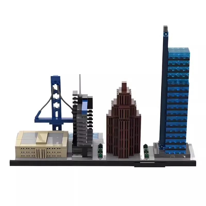 Конструктор Bricklink строительные блоки здания Франкфурта Bremen Cleveland Нью-Йорк Венеция Берлин игрушки (art.: 3920c86fcc088) - 3920c86fcc088