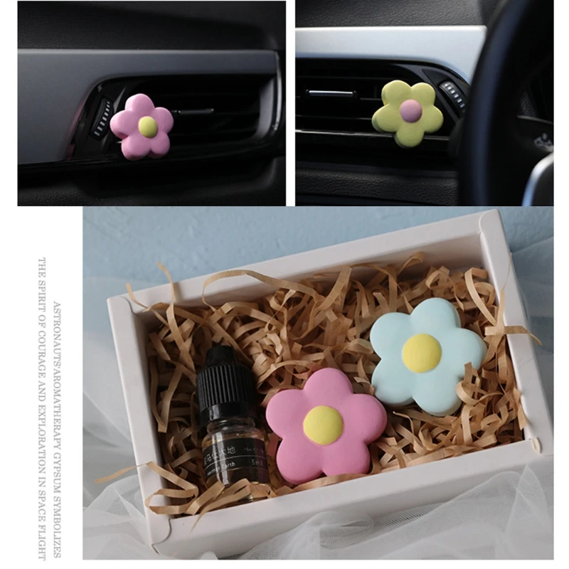 

Flower Shape Mold Aromatherapy Plaster Mold Resin Epoxy Casting Making DIY Soap 918F