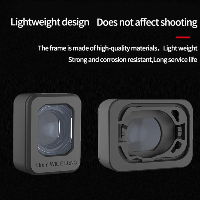 Для DJI Mini 3 Pro Drone Gimbal Camera External 110 ° Расширение широкоугольного объектива. Диапазон