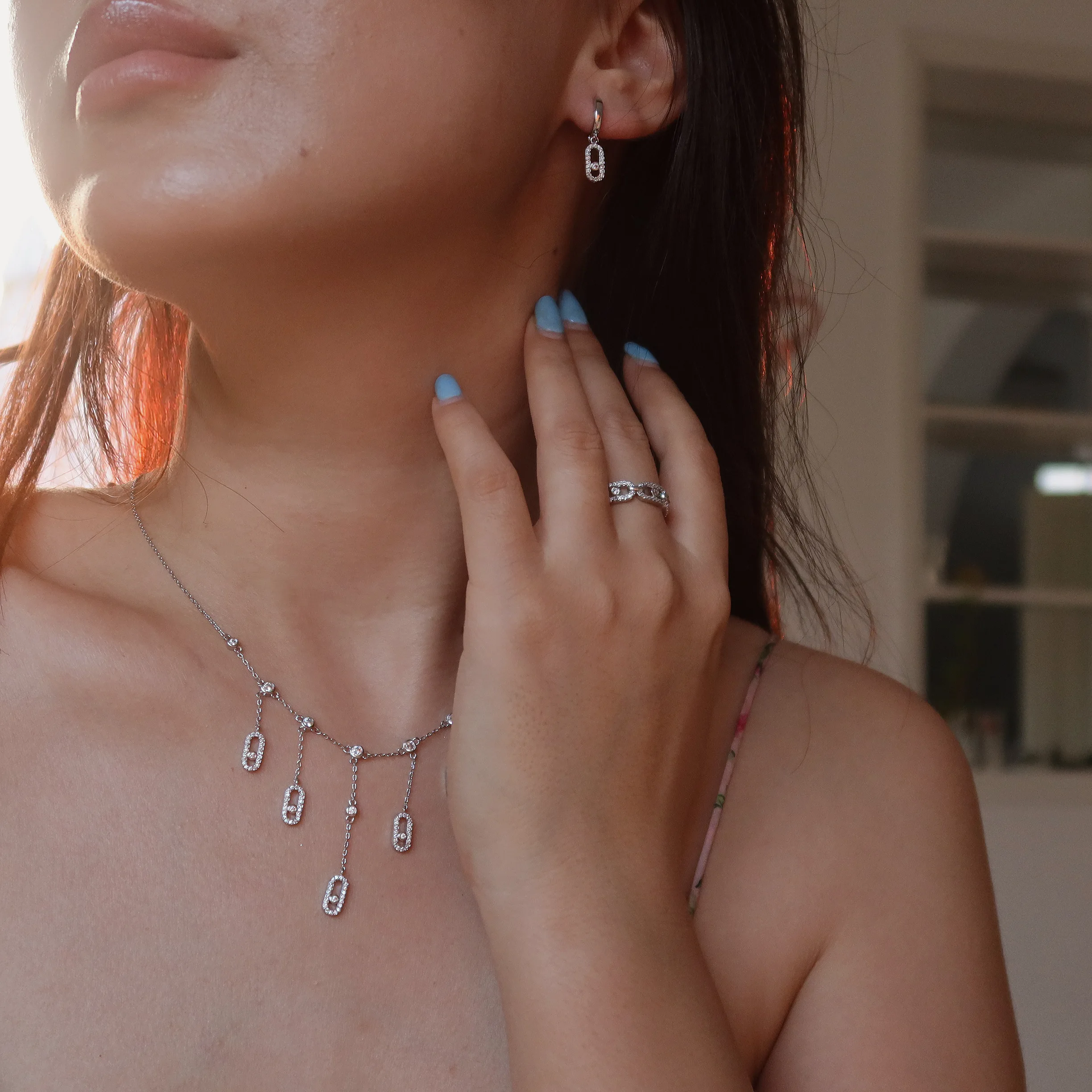 И модное ожерелье с геометрическим рисунком женская подвеска для подарка