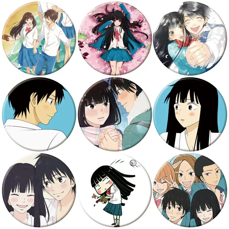 Брошь в стиле аниме KiminiTodoke значки для косплея Kuronuma Sawako Kazehaya Shouta броши сумка