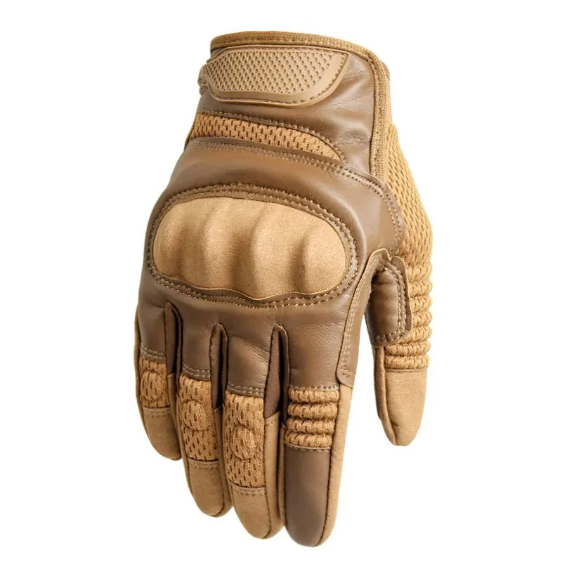 

Touchscreen Leather Motorcycle Gloves Motocross Moto Motorbike Pit Biker Enduro Protective Gear Racing Full Finger Glove Men