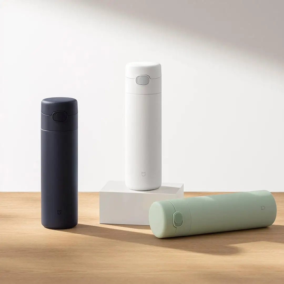 Фото Умная термокружка Xiaomi Mijia 3 480 мл: сохраняет тепло/холод, подарок на день рождения для мальчика, девочки, подруги, женщины, вакуумная кружка для путешествий №2