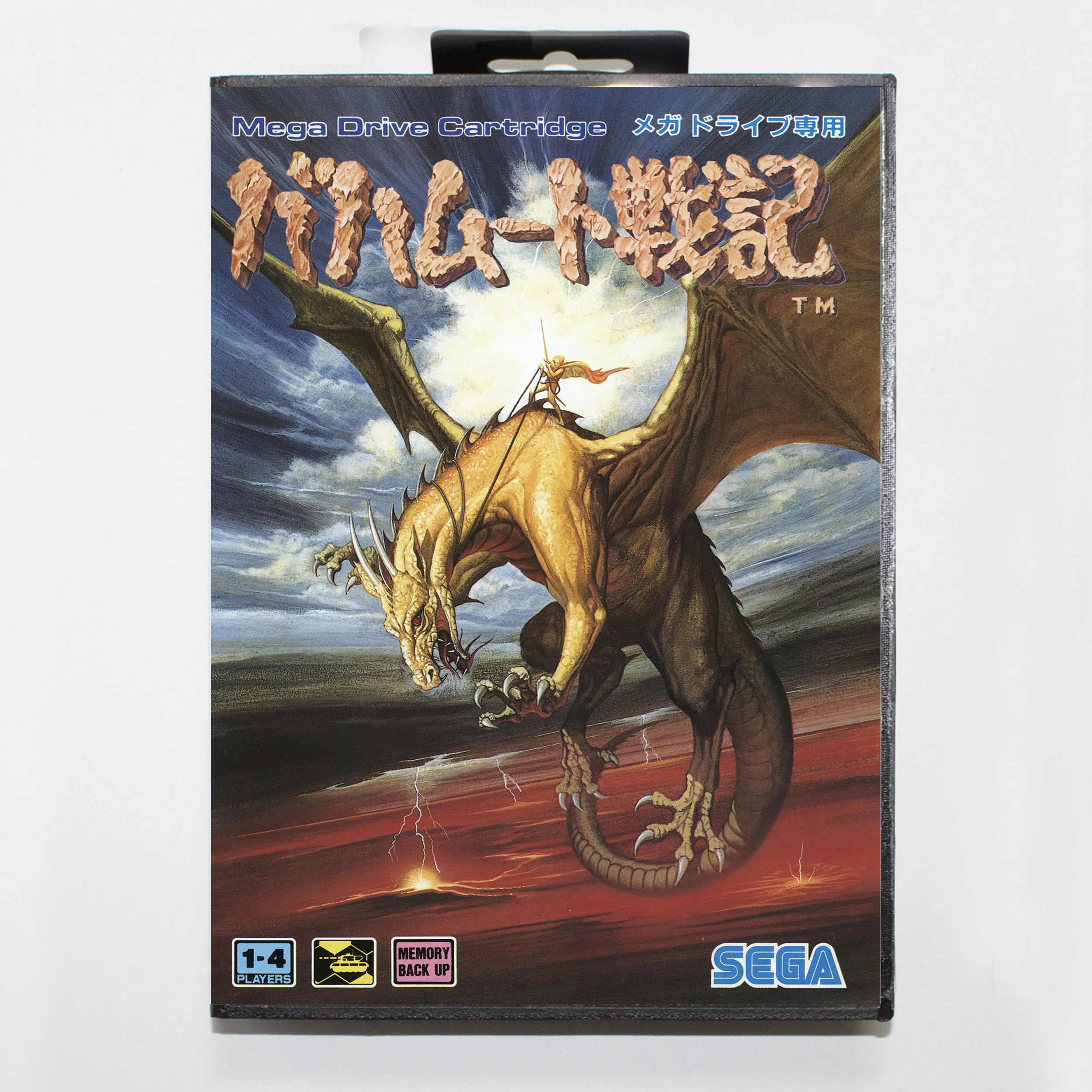 

Игровая карта Bahamut Senki 16bit MD для Sega Mega Drive/ Genesis с чехлом JP, Розничная коробка