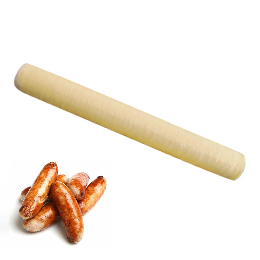 

Collagen Casing For Sausage 26MMx14M Cooking Edible Casings Sausage Packaging Tools For Sausage Maker Machine Natural Packaging