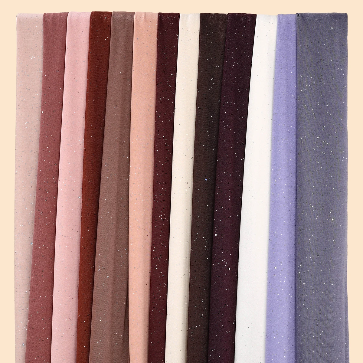 Блестящий Тонкий блестящий капюшон Ближнего Востока однотонный Золотой