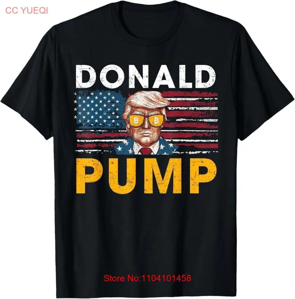 Футболка Donald Pump Bit Crypto Funny Trump 2024 футболка с американским флагом унисекс