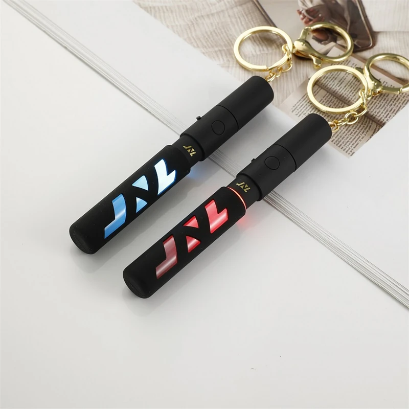 Pop Group Teens In Times TNT 10 Colors Electronic Light Stick Pendant Keychain Keyring Song Yaxuan Ma Jiaqi Bag Accessories