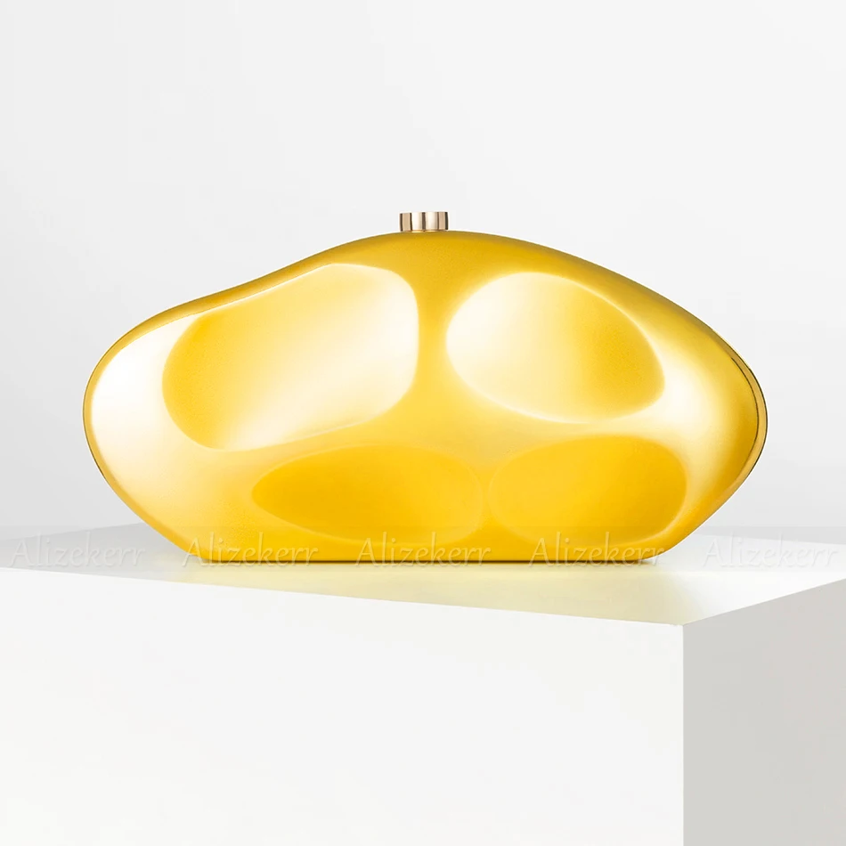 Alizekerr акриловые вечерние сумки радужной расцветки для женщин Необычные кошельки