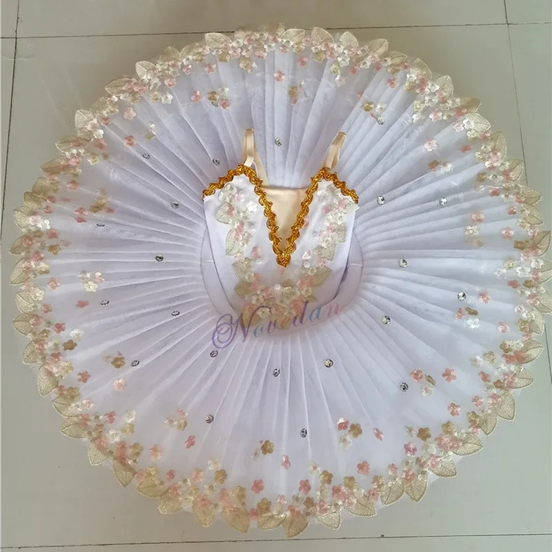 Белая профессиональная балетная пачка для детей девочек взрослых блинная