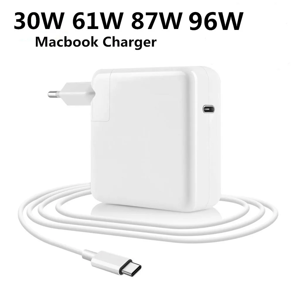 

30W 61W 87W PD USB-C Notebook Laptops Power Adapter Type-C Fast Charger For MacBook Pro 12 inch 13 inch 2016 - 2019 Touch Bar