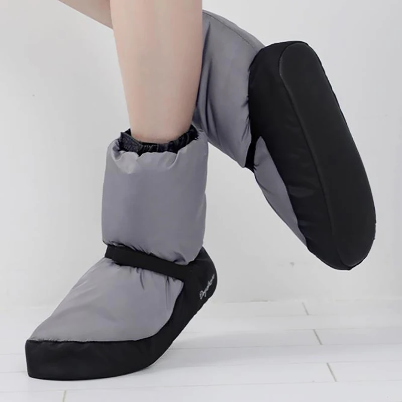 

Балетные туфли для взрослых, теплые, из хлопка, на толстой подошве