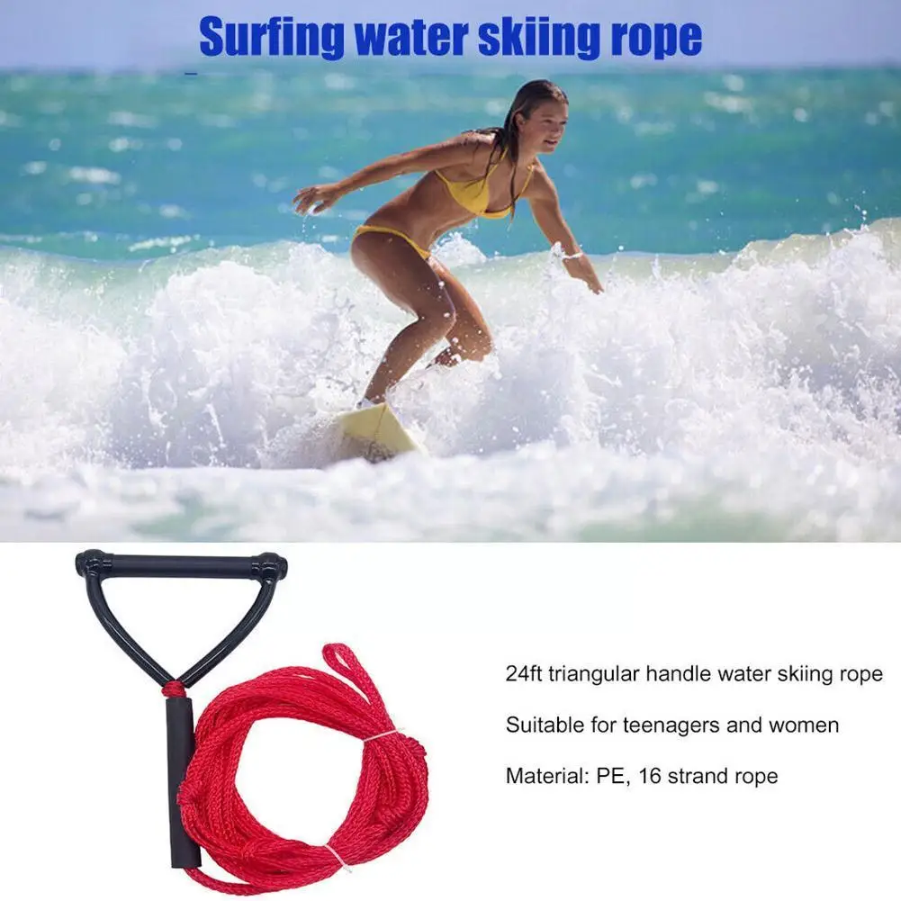 

Water Ski Rope Wake Surf Rope Heavy Duty Multipurpose Wakeboard Tow Rope For Kneeboard Surfing Rope Wakeboard Water-skiing J8s6