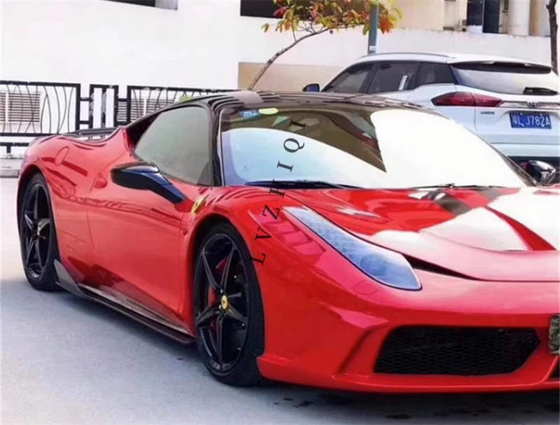 Для Ferrari 458 2011 г. без настоящего углеродного волокна боковая юбка комплект