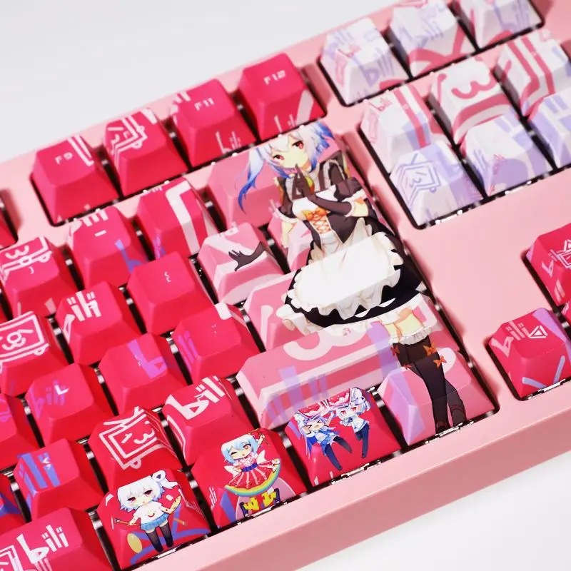 

104keys/set Anime Theme Keycap PBT Sublimation Cherry Highly Mechanical Keyboard Keycap Cherry MX