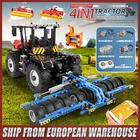 Автомобиль MOULD KING 17020, высокотехнологичный трактор серии Fastrac 4000er с радиоуправлением, детали для сборки, детские игрушки, подарки
