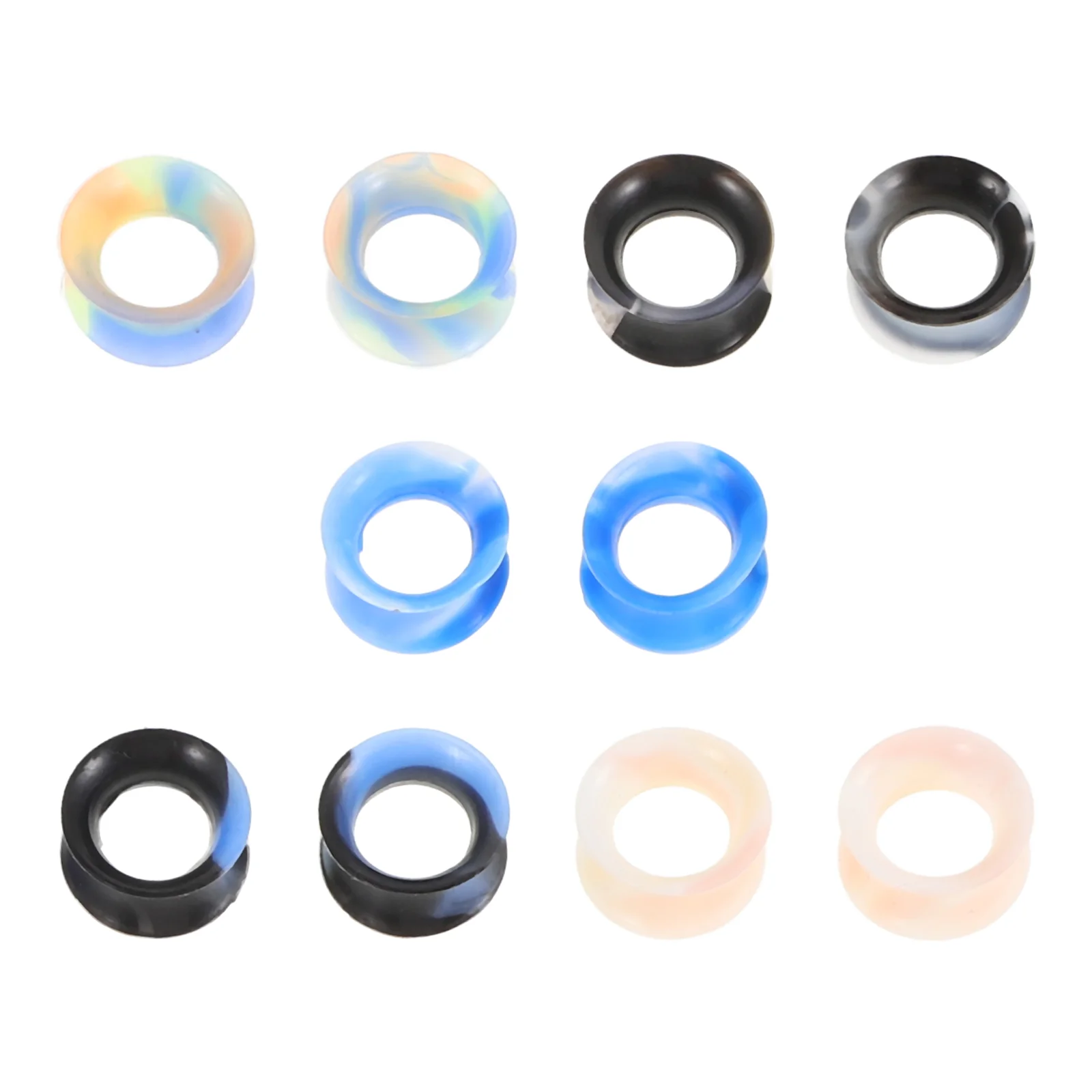 10 шт. аксессуары для расширения ушной раковины датчики ушных колец женщин набор
