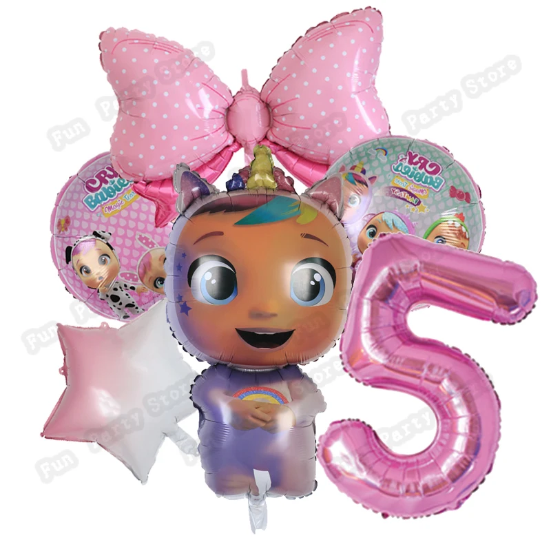 1 комплект детский праздничный розовый шар для девочек |