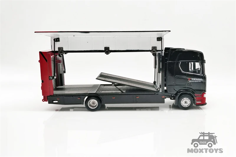 GCD 1:64 Scania S730 Yokohama ADVAN двухуровневый автомобильный Грузовик литая модель
