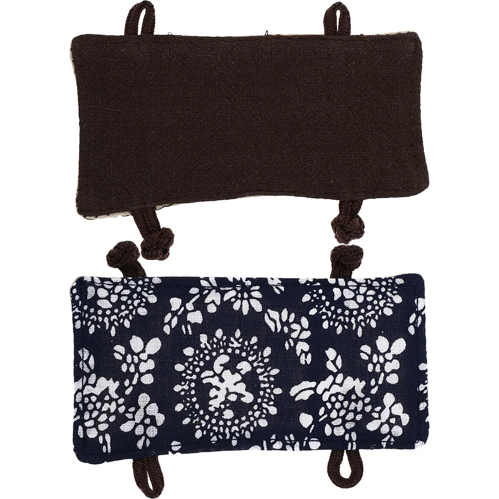 

2 Pcs Kettle Handle Covers Fabric Kettle Handle Cover Heat-insulated Sleeve Anti-scald Sleeve