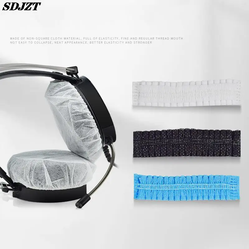 

20 шт./упаковка, одноразовые нетканые накладки для наушников, 5-10,5 см