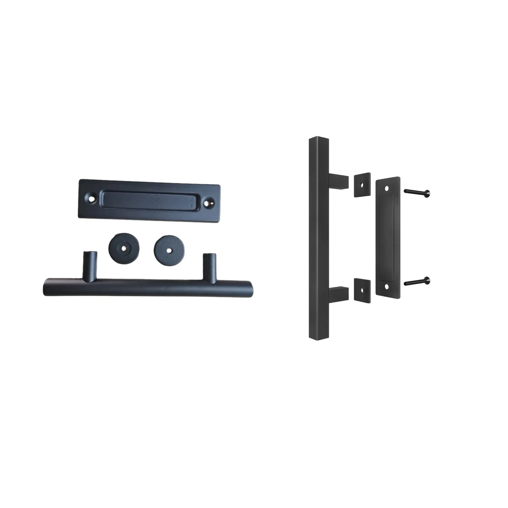 

Carbon Steel Reliable And Fashionable Door Handle For American Wooden Doors Barn Door Handle