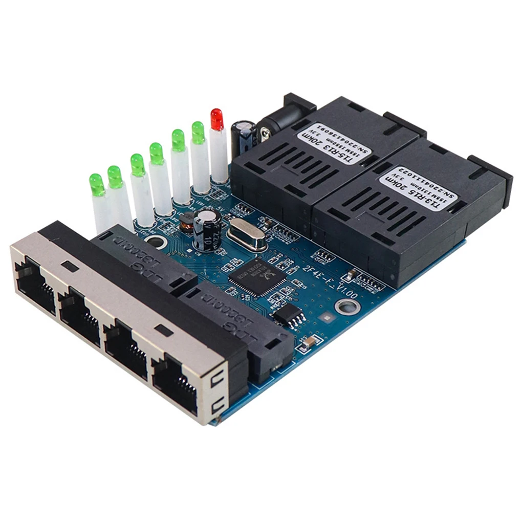 

Single Mode Fiber Optic Transceiver Long Distance Network Adapter Converter
