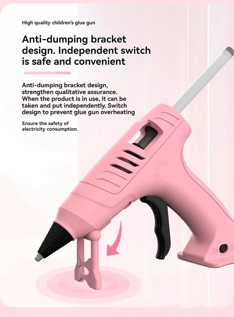 20 Вт мини перезаряжаемый тип беспроводной термоклеевой пистолет бытовые