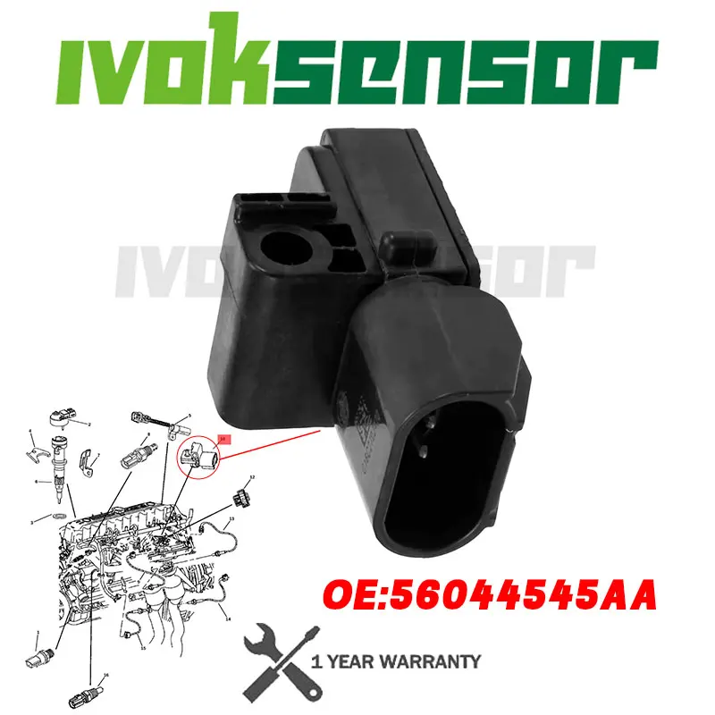 

Новый стандартный датчик абсолютного давления в коллекторе зажигания MAP для Jeep Grand Cherokee L6 4.0L 03-04 56044545 АА 56044545 АБ