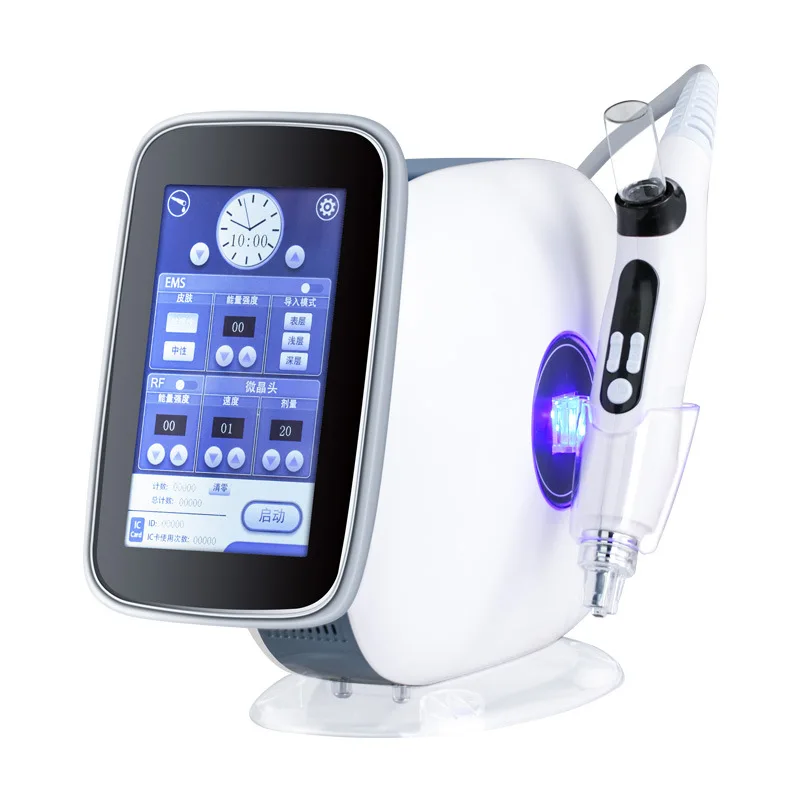 

EMS Face Mesotherapy Machine RF Radio Frequency No Needle Injection No-Pain Anti Aging Photon Skin Care Beauty Instrument