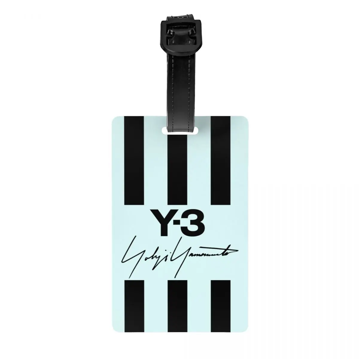 

Custom 3Y Yohji Yamamoto Luggage Tag With Name Card Privacy Cover ID Label for Travel Bag Suitcase