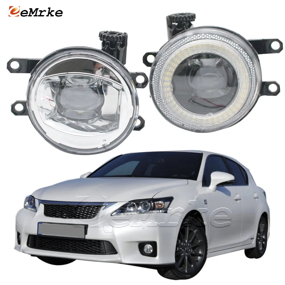 

Светодиодный дневные ходовые огни Angel Eye, ДХО, Автомобильные противотуманные фары в сборе для Lexus CT 200h F-Sport 2011 2012 2013 2014 2015 2016 2017