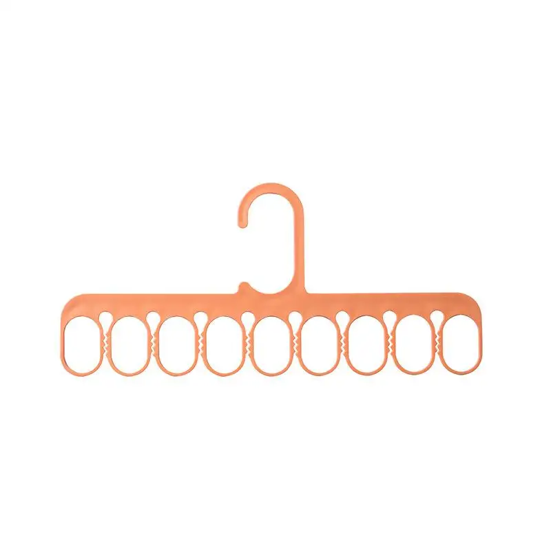 

9-Hole Clothes Hanger Organizer Space Saving Multi-function Magic Scarf Storage 28*13cm, Easy to Replace, Fixed Buckle